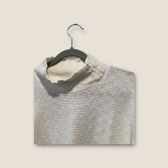 Free People Kasey Mock Neck Top Ivory NWT Sjze Medium - Picture 6 of 9